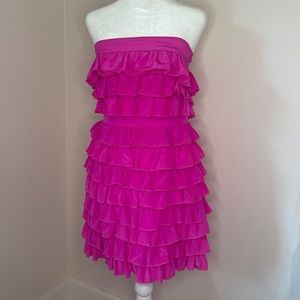 Pink Ruffle Dress